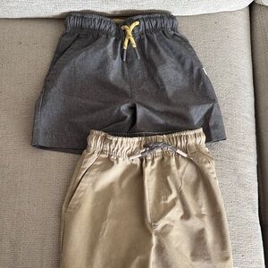 Tommy Bahama Kids Charcoal and Tan Shorts